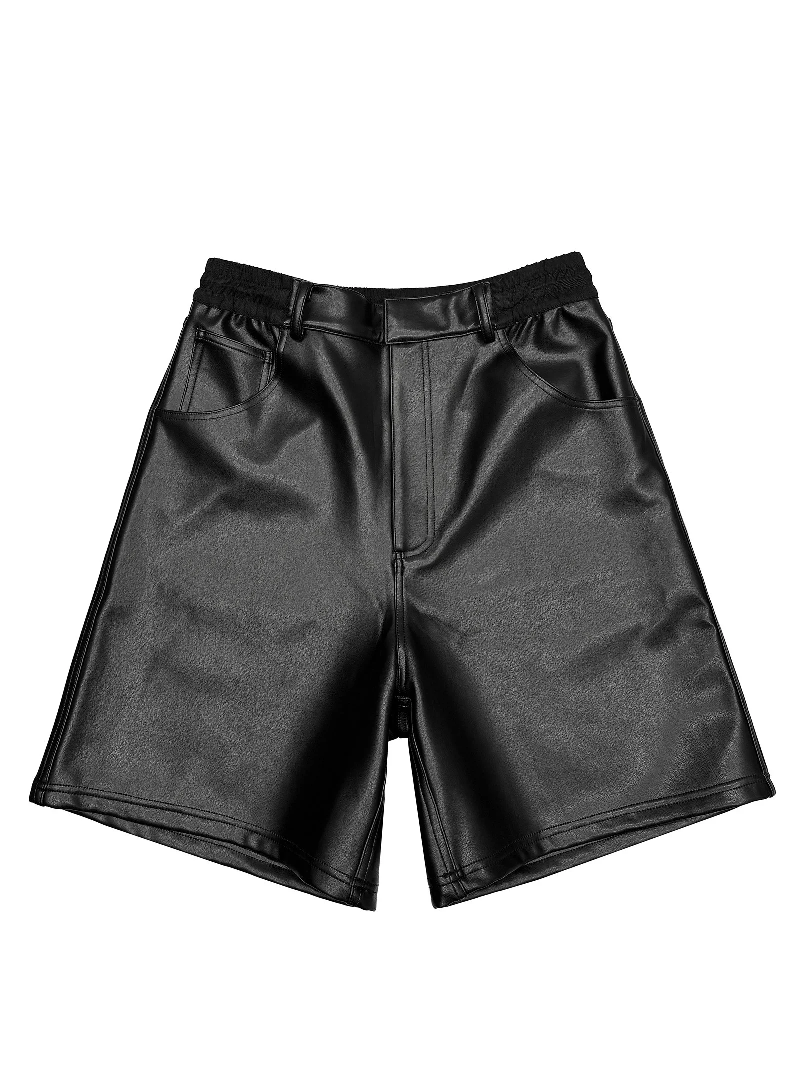 ARNODEFRANCE - LEATHER BAGGY SHORTS | ARNODEFRANCE - Industrial
